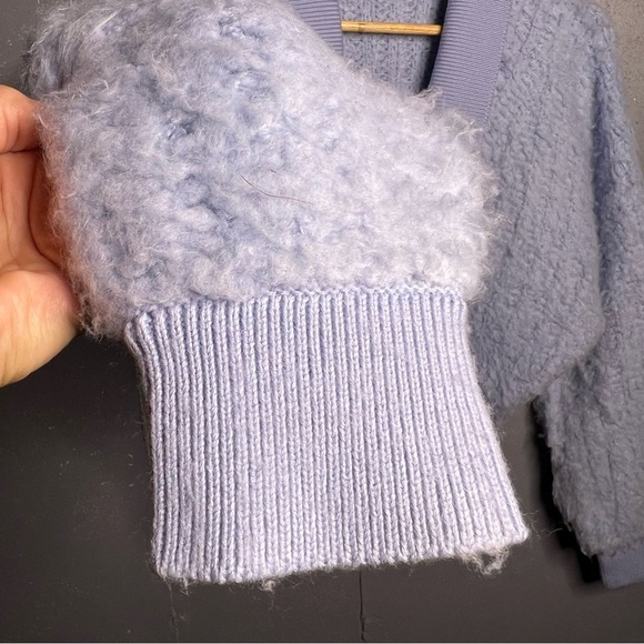 Anthropologie Brushed Sweater Cardigan Wool Blend. Size Medium Petite - Picture 10 of 15